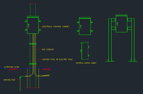 detail drawing of a electrical box|electrical junction box cad.